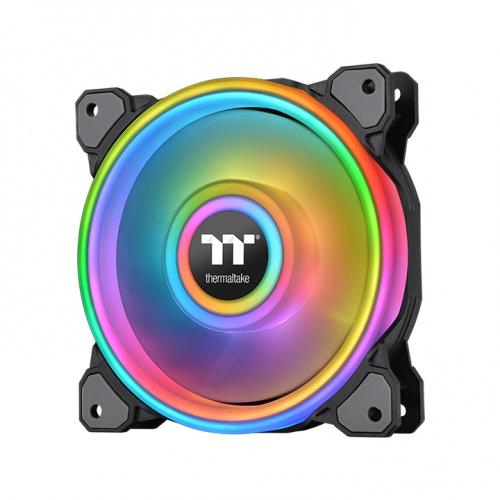 

Вентилятор Thermaltake Riing Quad 12 RGB Radiator Fan TT Premium Edition, 120мм, 1500rpm, 25 дБ, USB 2.0 connectors (9 Pin), 1шт, RGB (CL-F088-PL12SW-C), Riing Quad 12 RGB Radiator Fan TT Premium Edition