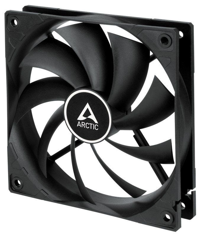 

Вентилятор Arctic Cooling F12 PWM PST, 120 мм, 1350rpm, 22.5 дБ, 4-pin PWM, 1шт (ACFAN00200A), F12 PWM PST