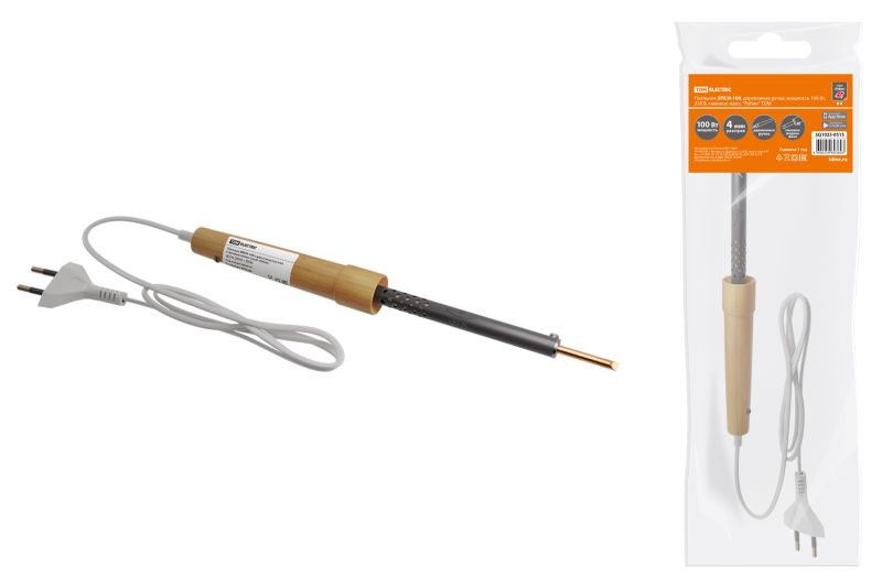 

Паяльник TDM ЕLECTRIC Рубин ЭПСН-100, 100Вт, сетевой (SQ1025-0515), ЭПСН-100