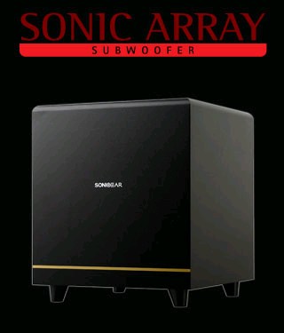 Сабвуфер SonicGear Sonic Array SW1 для Sonic Array 1000i и Sonic Space, 40W, активный, Midnight Grey
