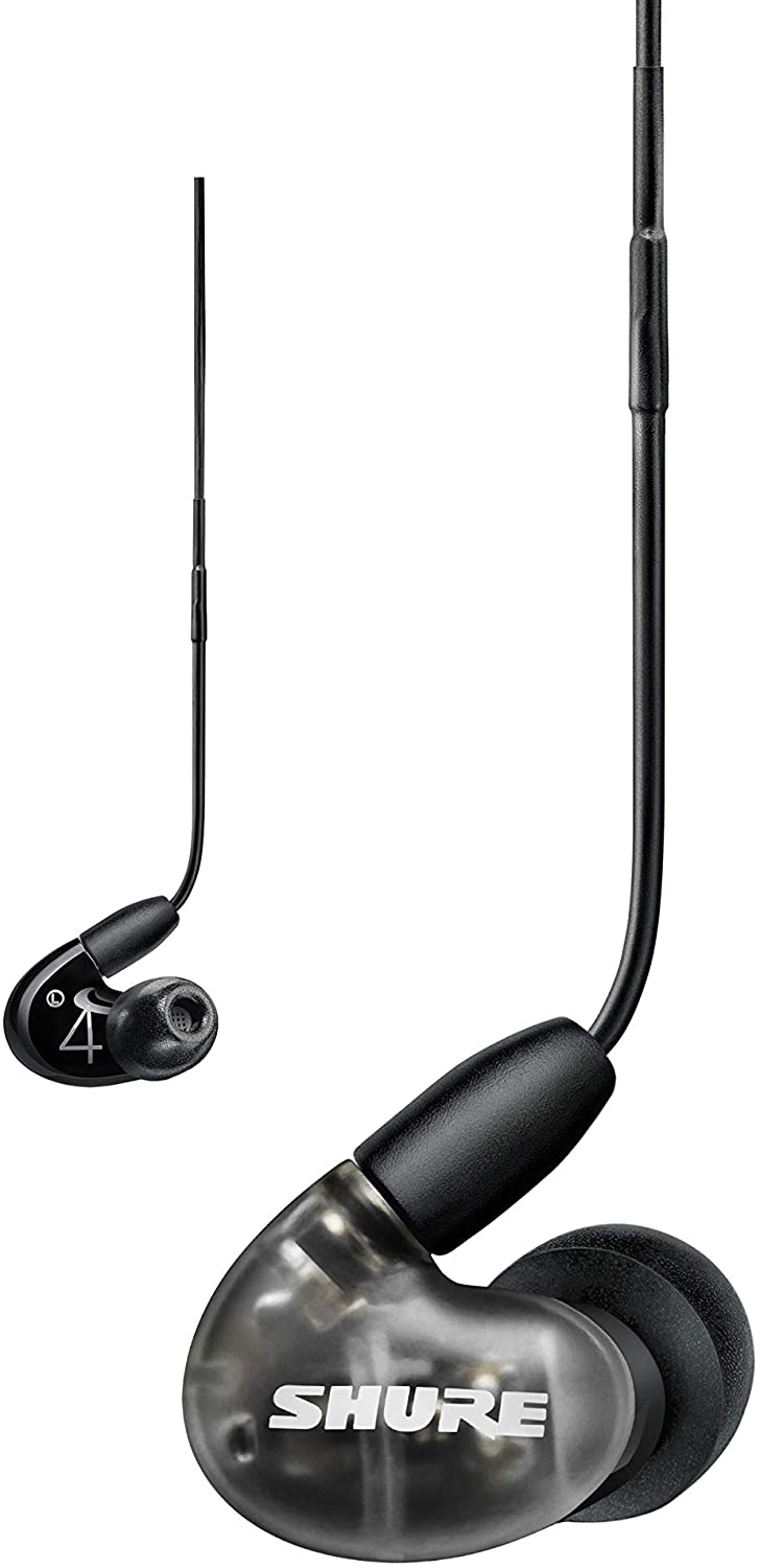 

Проводные наушники Shure AONIC 4, jack 3.5 мм, черный (SE42HYBK+UNI-EFS), AONIC 4
