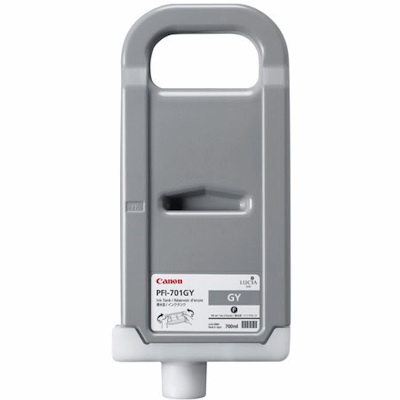 Картридж Canon PFI 701GY (0909B001), серый, 700 мл