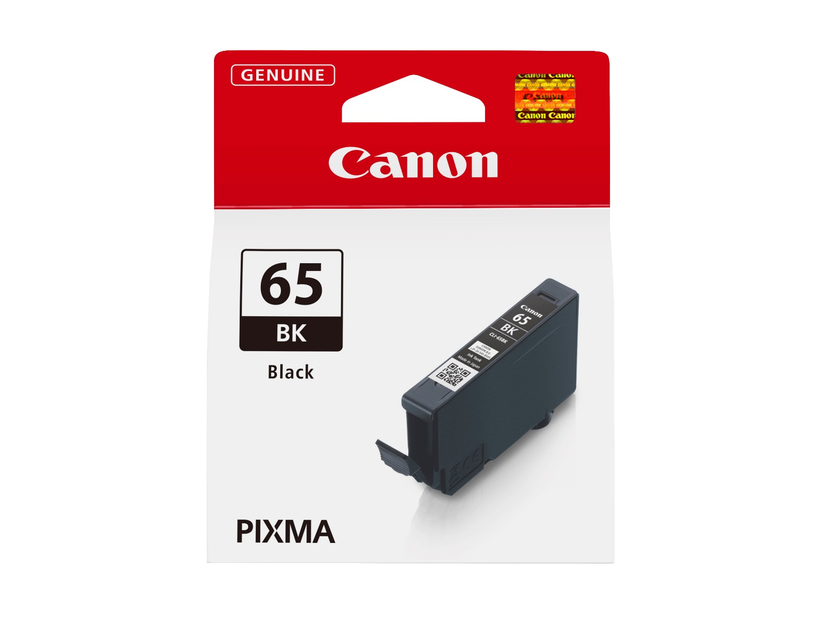 

Картридж струйный Canon CLI-65 BK (4215C001), черный, оригинальный, объем 12.6мл, для imagePROGRAF PRO-200, CLI-65 BK