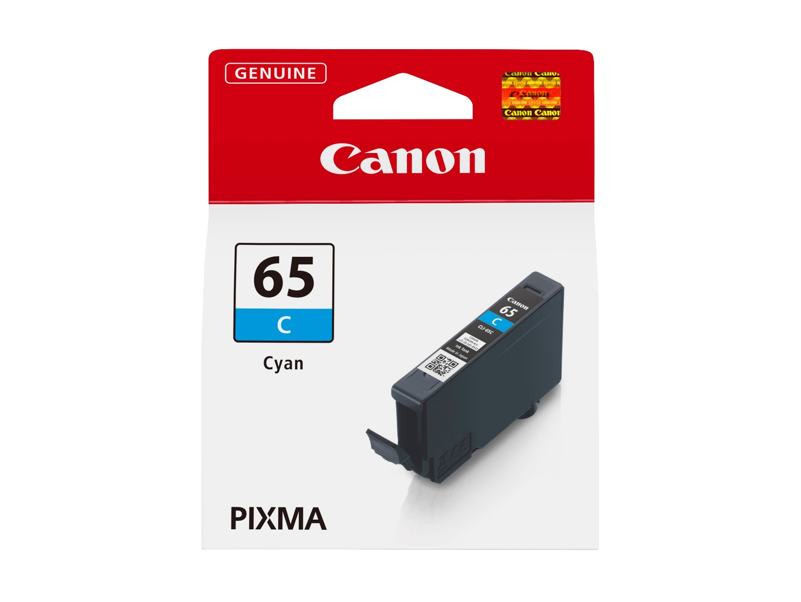

Картридж струйный Canon CLI-65 C (4216C001), голубой, оригинальный, объем 12.6мл, для imagePROGRAF PRO-200, CLI-65 C