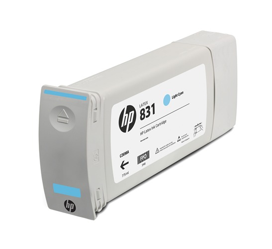 

Картридж струйный HP 831 (CZ698A), светло-голубой, оригинальный, объем 775 мл для HP Latex 310/315/330/335/360/370/375, 831