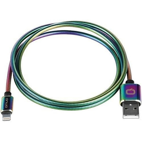 

Кабель USB-Lightning 8-pin, MFi, 2.4A, 1м, градиент Qumo (24252)