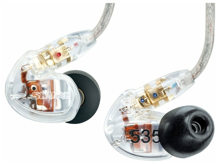 

Проводные наушники Shure SE535, jack 3.5 мм, бесцветный (SE535-CL-EFS), SE535