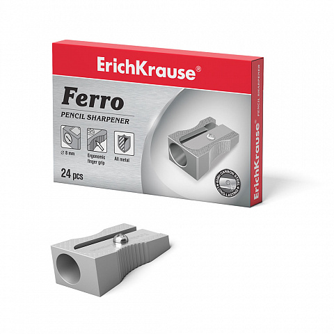 

Точилка для карандашей Erich Krause Ferro, 1 отверстие (7074), Ferro