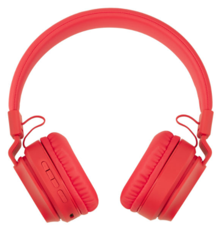 

Беспроводная гарнитура Rombica MySound BH-16, mini jack 3.5 mm, красный (BH-N011), MySound BH-16