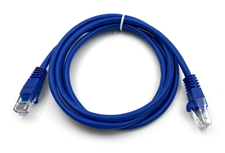 

Патч-корд UTP кат.5e, 1.5м, RJ45-RJ45, синий, Buro