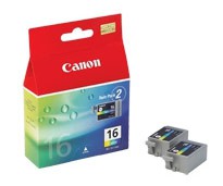 Картридж Canon for Pixma IP90/Selphy DS700/DS810, Color 2шт (BCI-16)