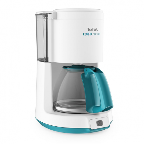 

Кофеварка капельная Tefal Principio Select CM272132, молотый, 1.25л/1.25л, белый, 1000Вт (2000054682), CM272132