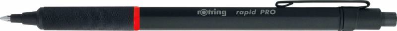 

Ручка шариковая автомат Rotring Rapid Pro Matte Black, синий, металл, картонная коробка (1904292), Matte Black