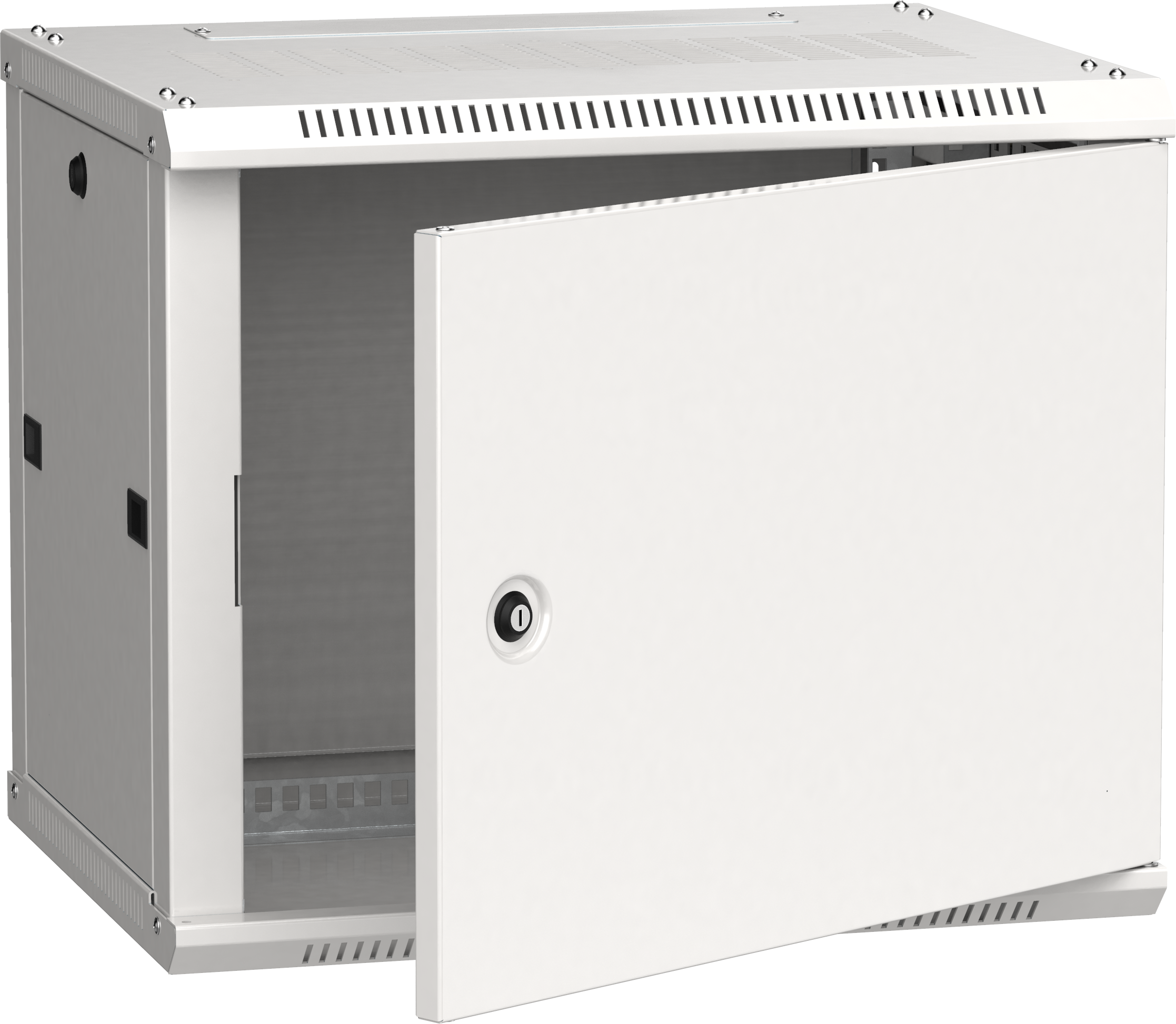 Шкаф телекоммуникационный настенный 6U 600x450 мм, металл, серый, разборный, ITK LINEA W (LWR3-06U64-MF)