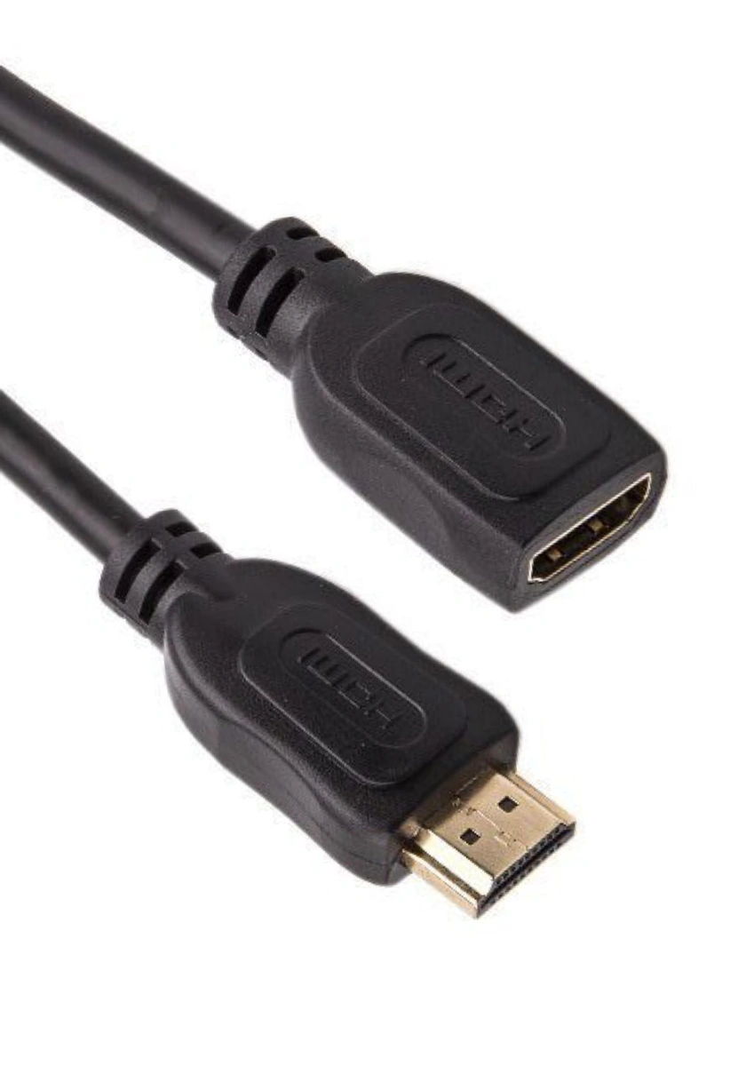 

Кабель-удлинитель HDMI(19M)-HDMI(19F) v2.0 4K, ферритовый фильтр, 5 м, черный Telecom TCG200MF-5M (TCG200MF-5M), TCG200MF-5M