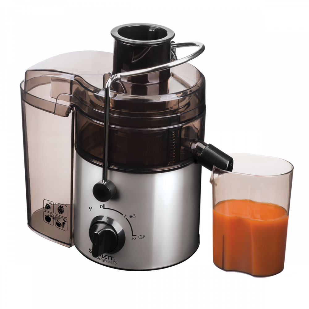 

Соковыжималка центробежная Scarlett SC-JE50S18 800Вт, серебристый (SC-JE50S18), SC-JE50S18