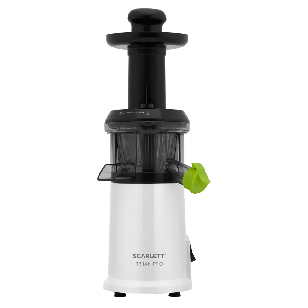 

Соковыжималка шнековая вертикальная Scarlett EasyClean SC-JE50S55 200 Вт, белый (SC-JE50S55), SC-JE50S55