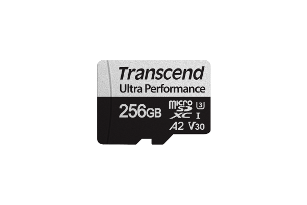 Карта памяти 256Gb microSDXC Transcend 340S Class 10 UHS-I U3 V30 A2 + адаптер
