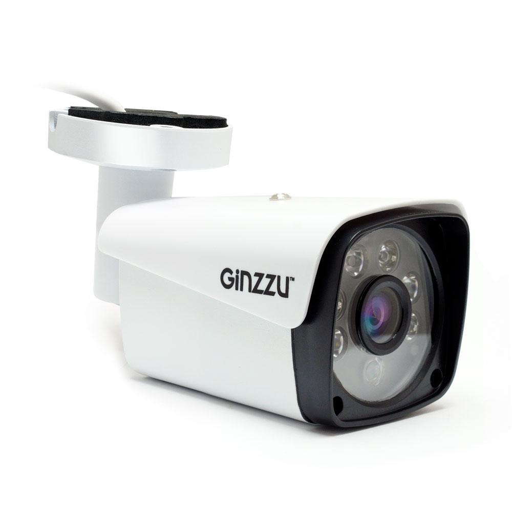 

IP-камера Ginzzu HIB-5301A 3.6мм, уличная, корпусная, 5Мпикс, CMOS, до 2592x1920, ИК подсветка 30м, белый, HIB-5301A