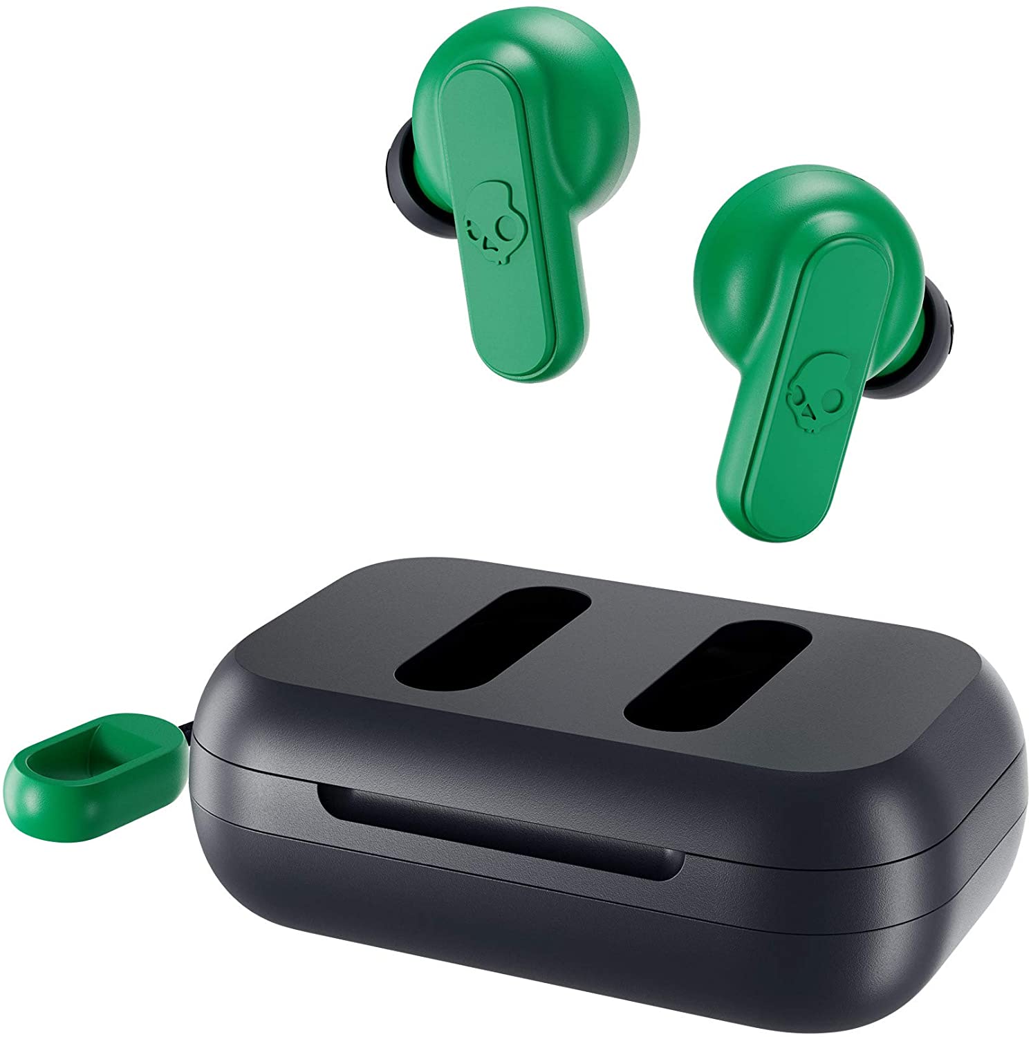 

Наушники TWS Skullcandy Dime, внутриканальные, черный/зеленый (S2DMW-P750), Dime