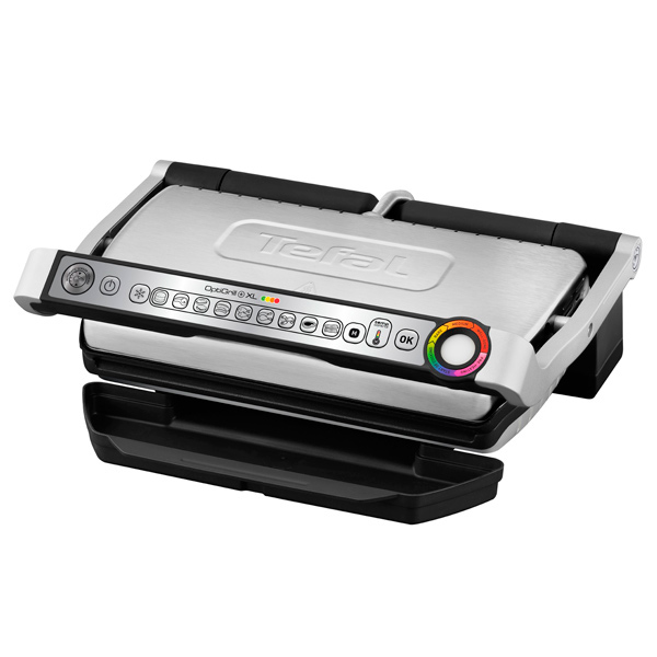 Гриль Tefal Optigrill+ XL 2 кВт, серебристый/черный