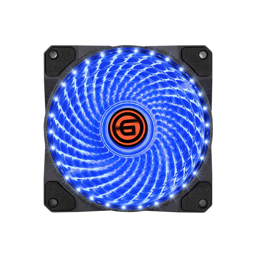 

Вентилятор Ginzzu 12LB33, 120 мм, 1200rpm, 24 дБ, 4-pin Molex, 1шт, синий (12LB33), 12LB33
