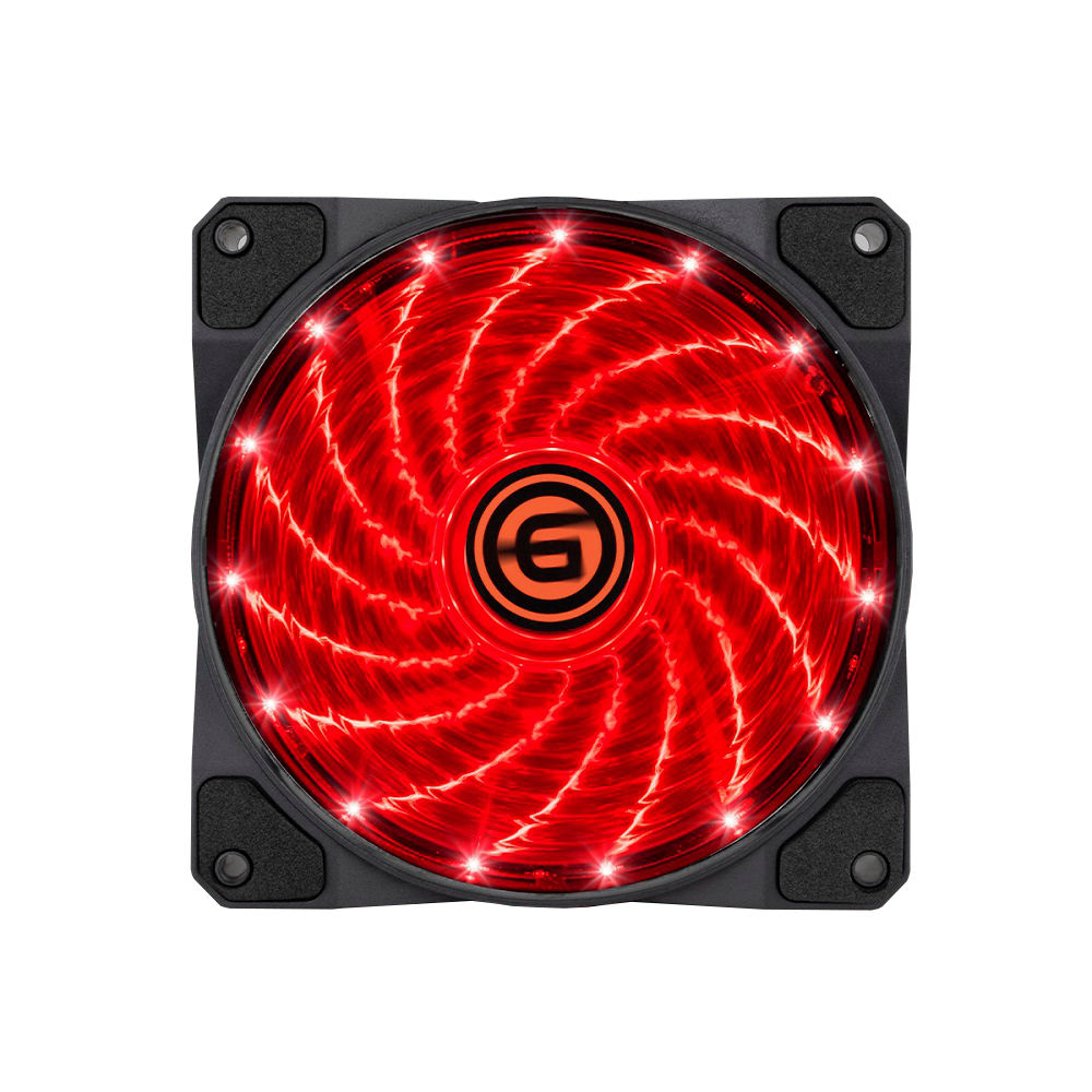 

Вентилятор Ginzzu 12LR15, 120 мм, 1200rpm, 24 дБ, 4-pin Molex, 1шт, красный (12LR15), 12LR15