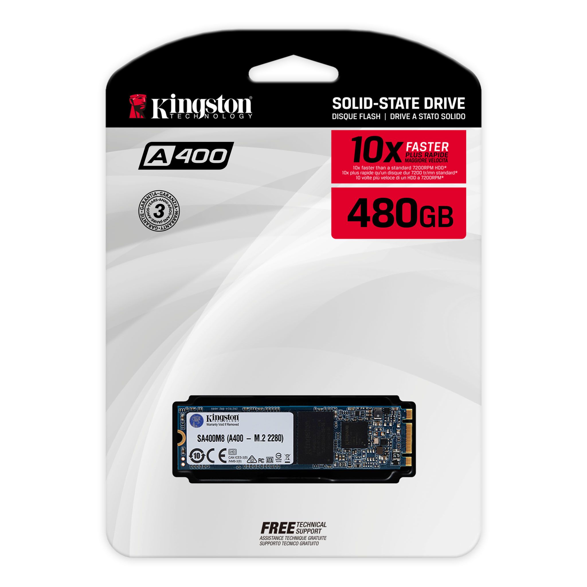 SSD Kingston 480Gb M.2 SA400M8 480G 738389 e2e4