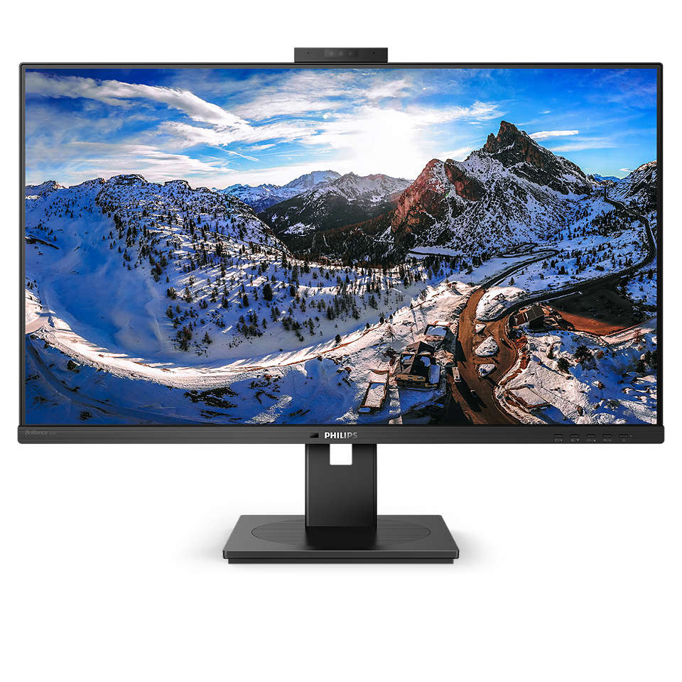 

Монитор 31.5" Philips 326P1H/00 IPS, 2560x1440 (16:9), 350кд/м2, 4мс, 178°/178°, HDMI, DisplayPort, USB Type-C, USB-Hub, веб-камера, черный (326P1H/00), 326P1H/00