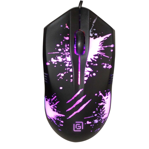 

Мышь проводная Oklick 398G, 1000dpi, оптическая светодиодная, USB, черный (1431665), 398G