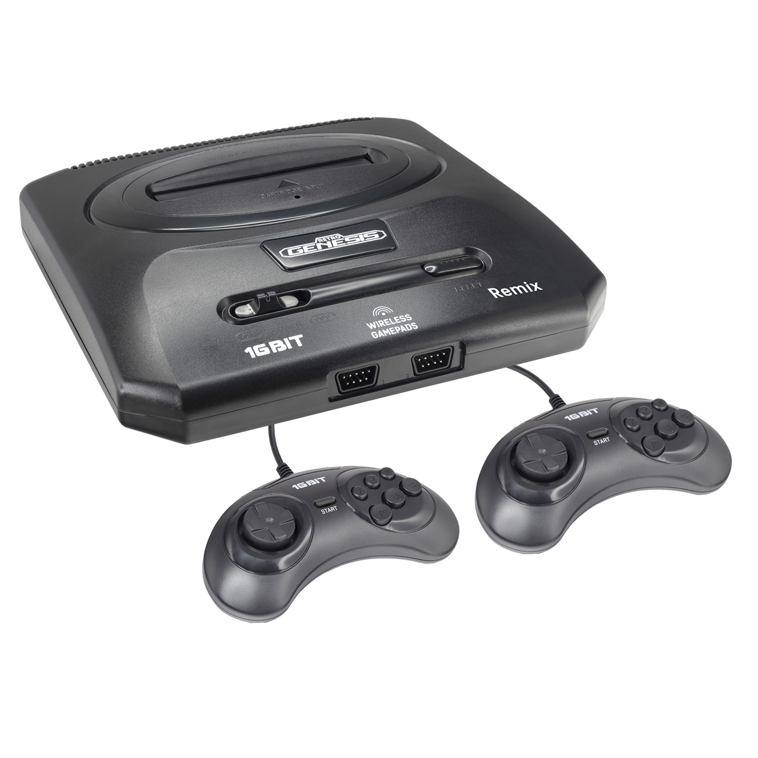 

Игровая приставка SEGA Retro Genesis Remix 8+16Bit, черный + 600 игр (ConSkDn91), Retro Genesis Remix 8+16Bit