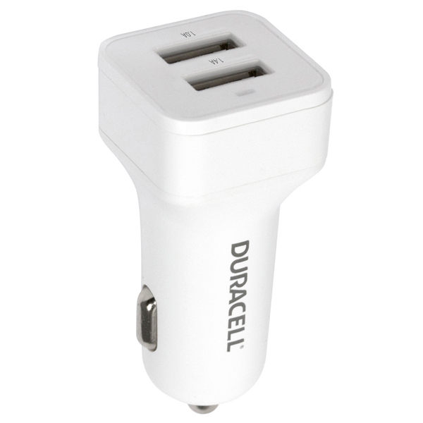 

Автомобильное зарядное устройство Duracell DR5034W-RU, 2xUSB, 2.4A, белый (DR5034W-RU), DR5034W-RU