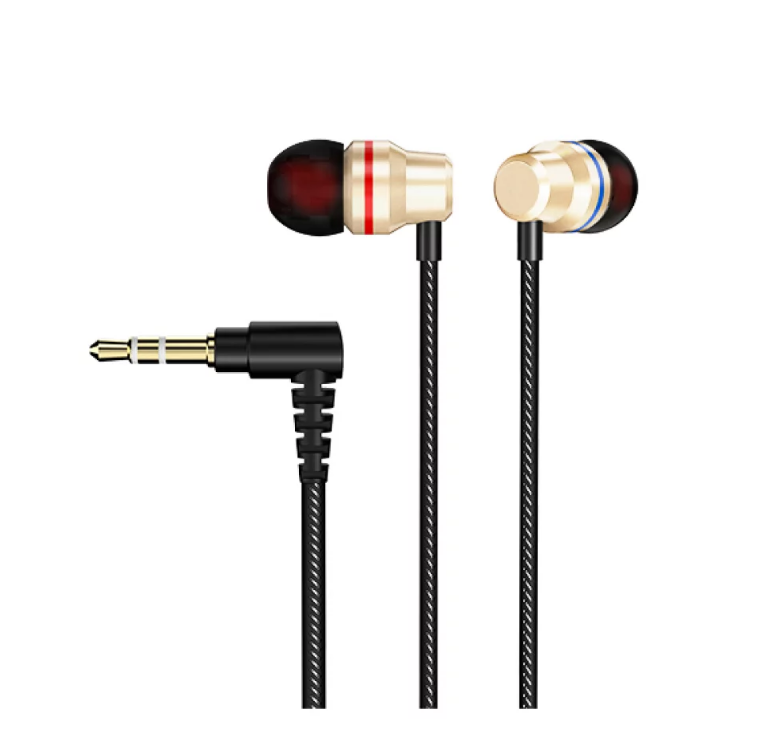 

Проводные наушники Perfeo IRON, Jack 3.5mm, золотистый (PF_C3197), IRON