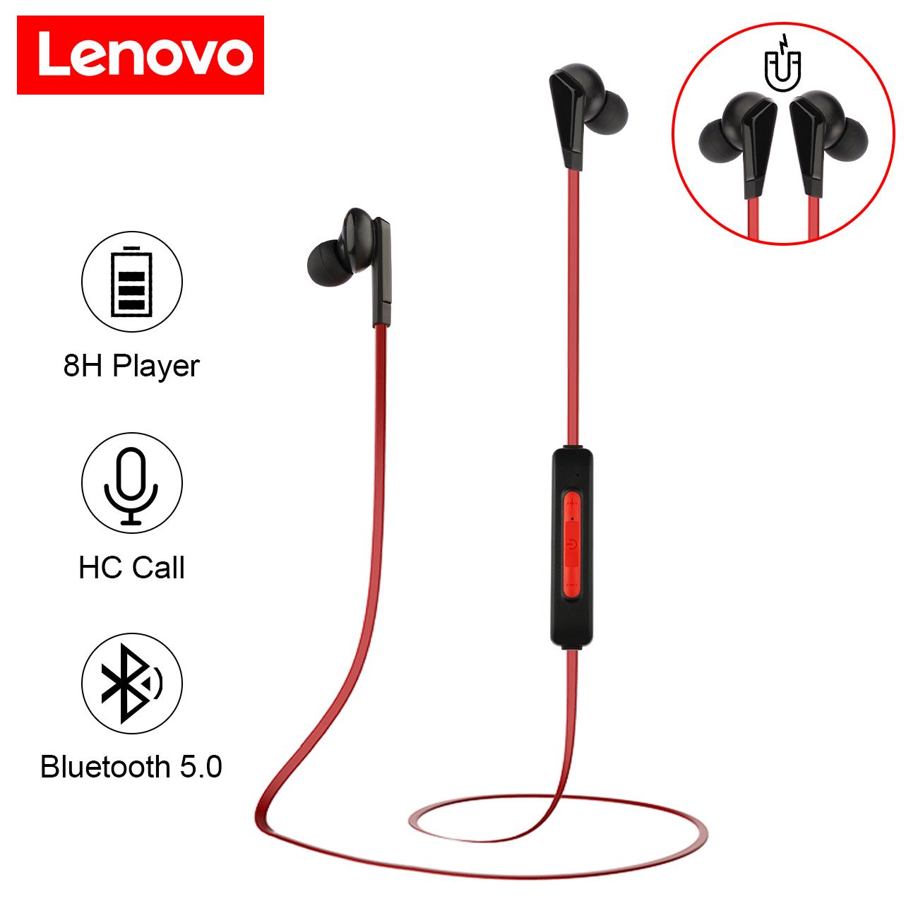 

Беспроводная гарнитура Lenovo HE01, черный/красный (HE01), HE01