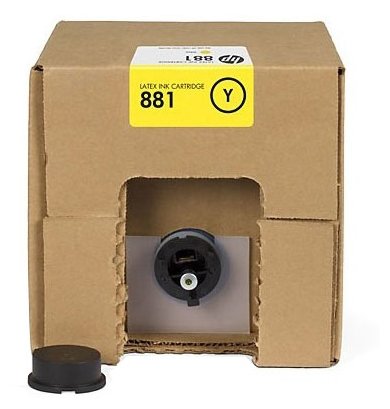 

Картридж струйный HP 881 (CR333A), желтый, оригинальный, объем 5л, для Latex 1500/3000/3100/3200/3500, 881