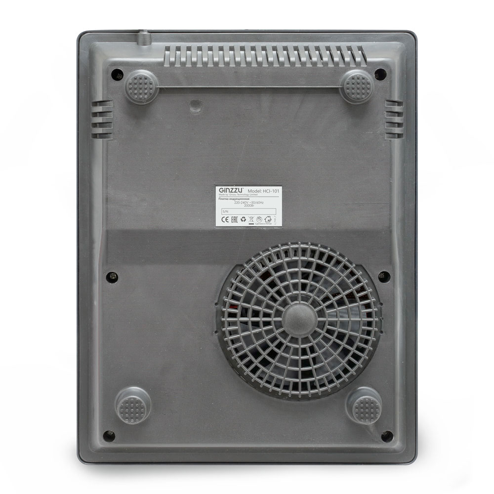 Плита компактная электрическая Ginzzu HCI-101, конфорок - 1 шт