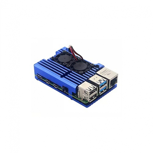 

Корпус Qumo RS008 для Raspberry Pi 4, синий (RS008), RS008