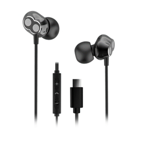 

Проводная гарнитура Lenovo HF160, USB Type-C, черный (HF160), HF160