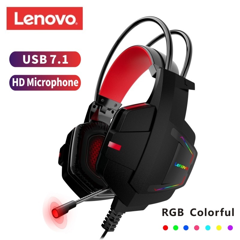 

Проводная гарнитура Lenovo HU85, USB, черный, HU85