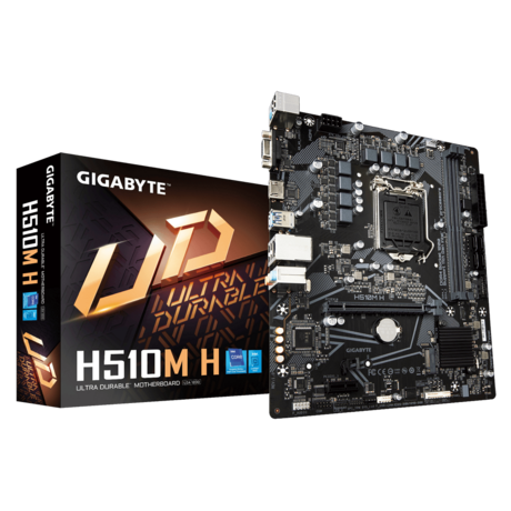 Материнская плата GIGABYTE H510M H, Socket1200, Intel H510, mATX
