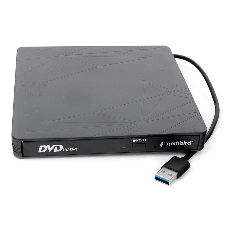 Внешний привод DVD-RW Gembird DVD-USB-03, USB 3.0