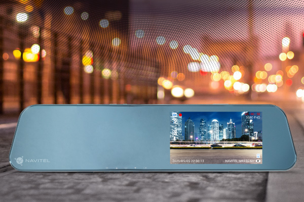 

Видеорегистратор зеркало заднего вида Navitel MR155, 1920x1080 30 к/с, 140°, 4.4" 854x480, G-сенсор, microSD (microSDXC) (1517497), MR155