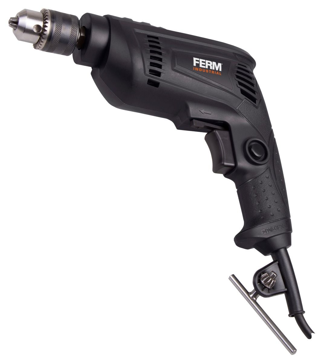 

Дрель Ferm PDM1048P, сетевая, 450 Вт, 3300 об/мин, кейс, 1.5 кг (063-4092), PDM1048P