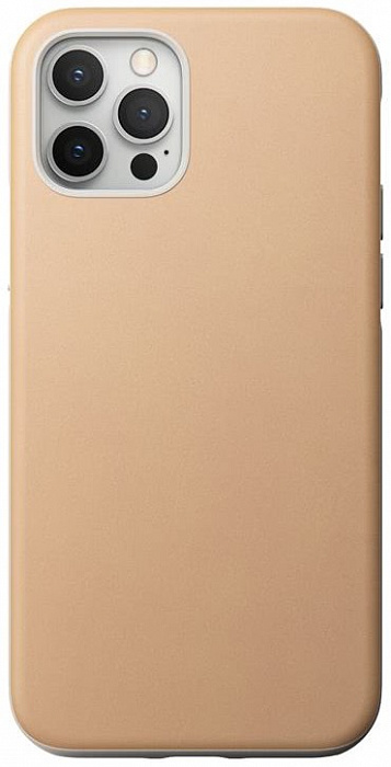 

Чехол Nomad Rugged Case для смартфона Apple iPhone 12/12 Pro, натуральная кожа, бежевый (NM01972785)