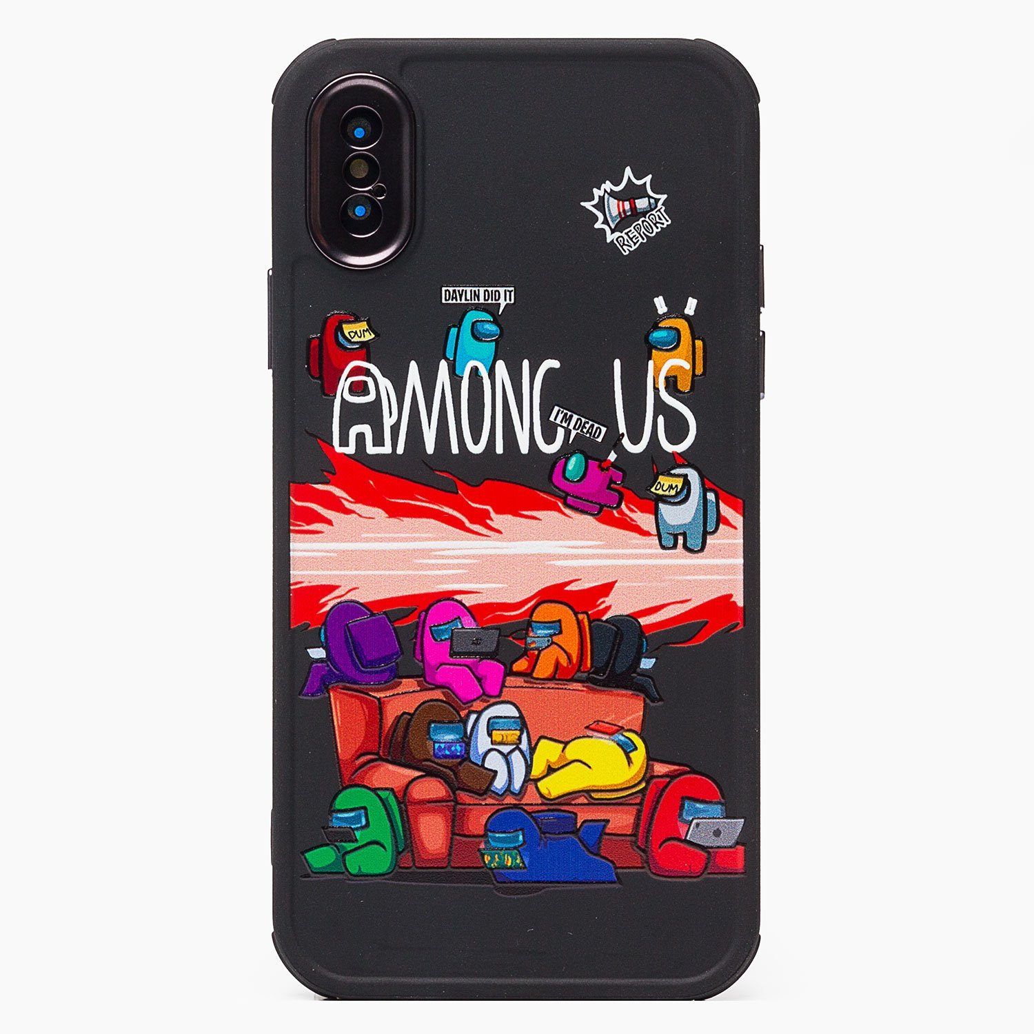 

Чехол-накладка Among Us SC235 для смартфона Apple iPhone X/XS, рисунок (001) (130027)