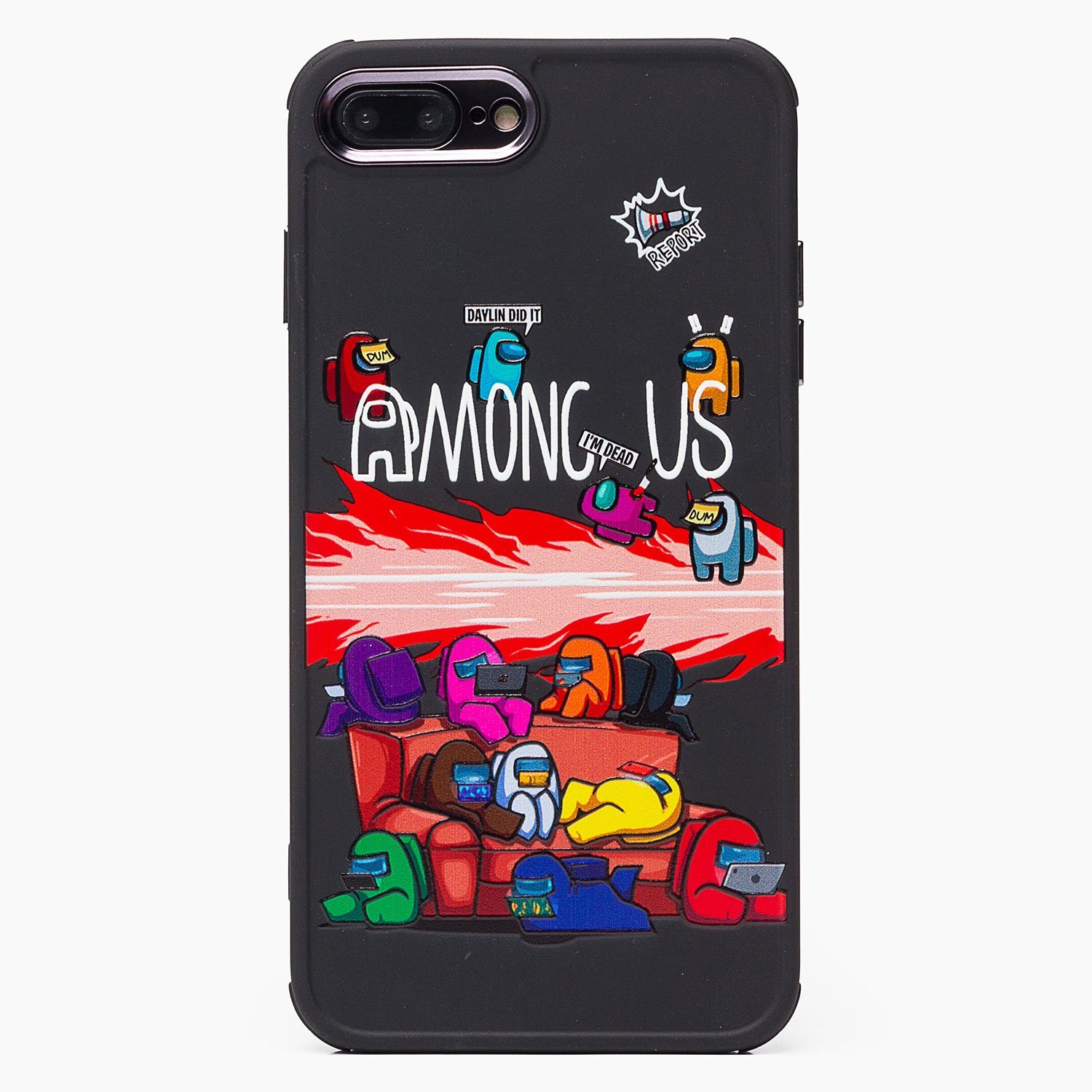 

Чехол-накладка Among Us SC235 для смартфона Apple iPhone 7 Plus/8 Plus, рисунок (001) (130023)