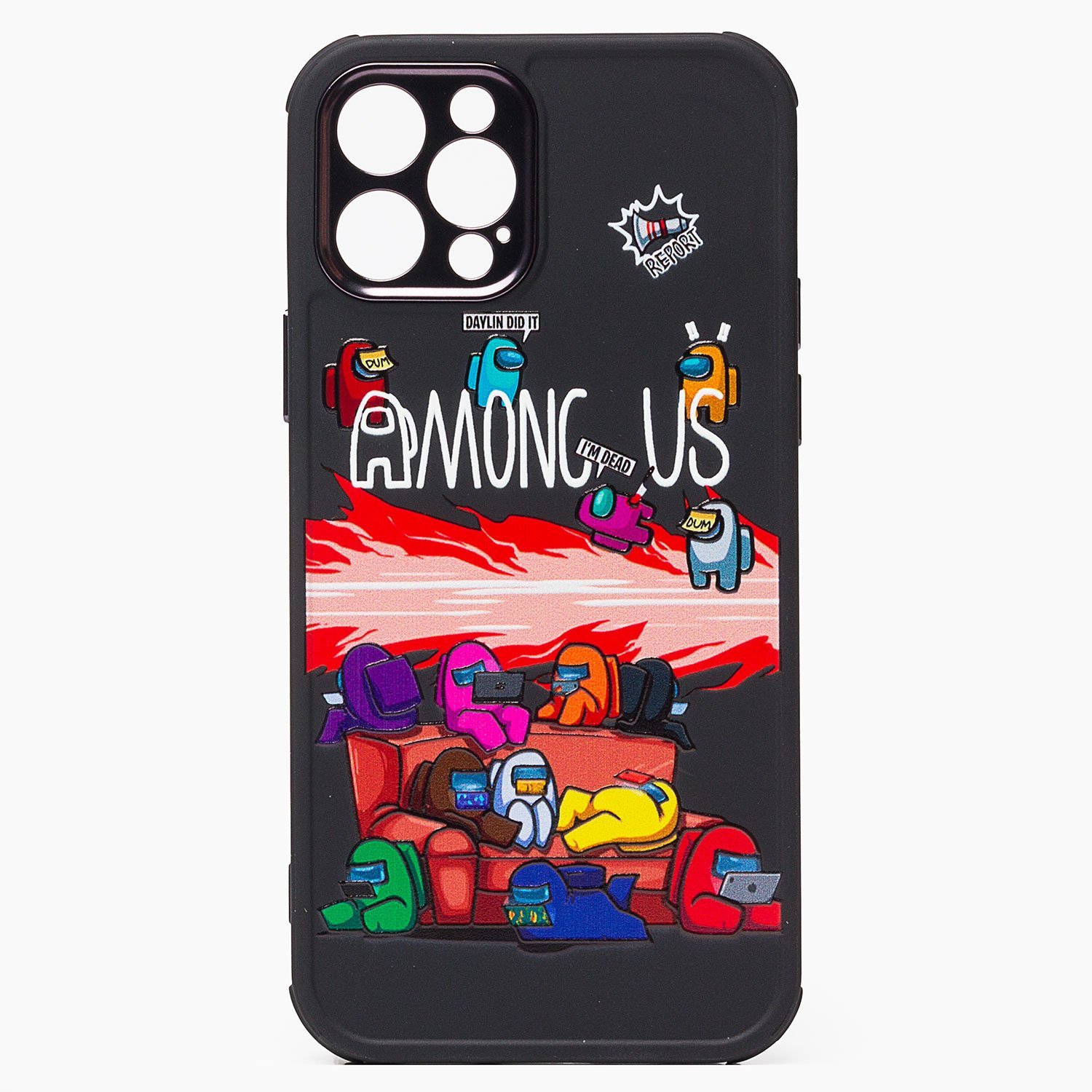 

Чехол-накладка Among Us SC235 для смартфона Apple iPhone 12 Pro Max, рисунок (001) (130017)