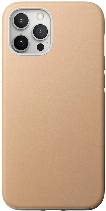 

Чехол-накладка Nomad Rugged Case для смартфона Apple iPhone 12 Pro Max, натуральная кожа, бежевый (NM01973485)