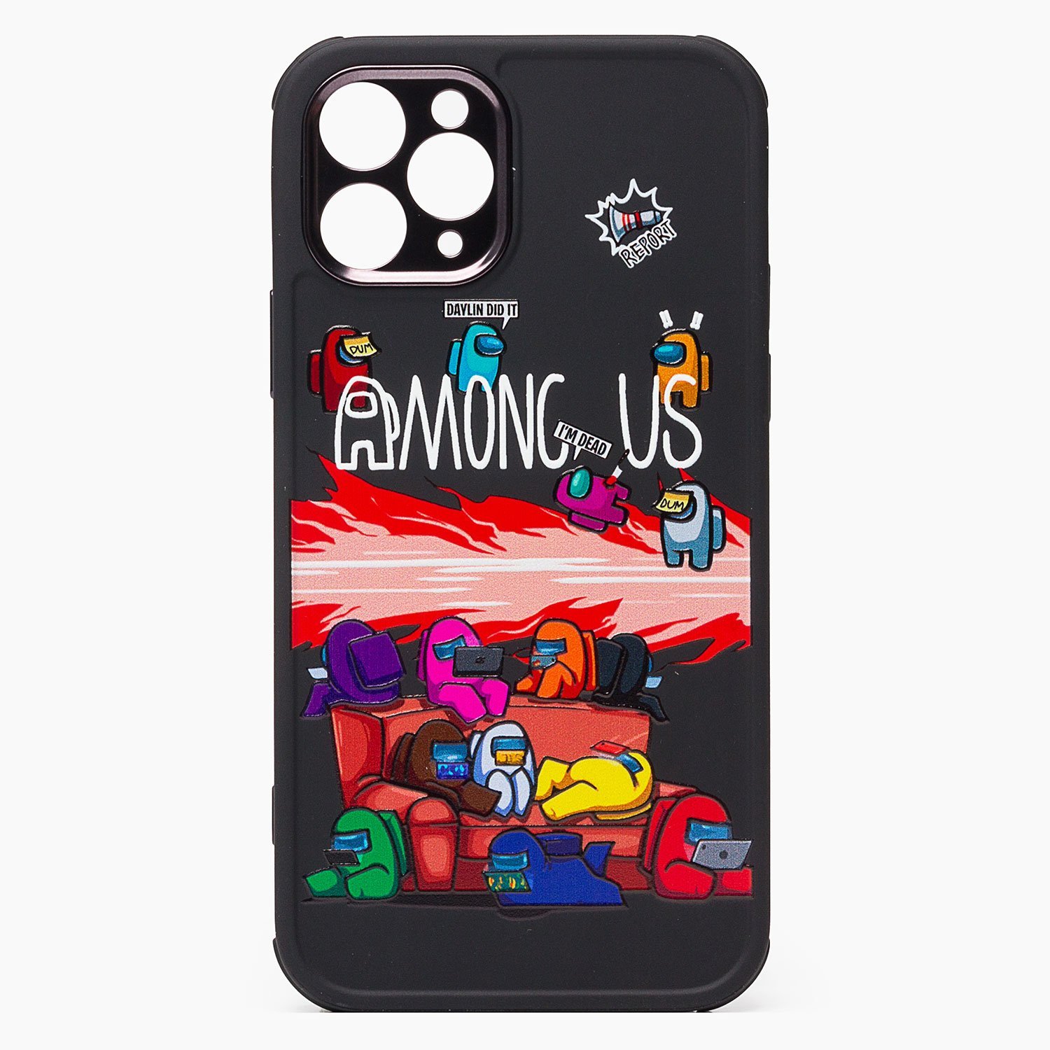 

Чехол-накладка Among Us SC235 для смартфона Apple iPhone 11 Pro, рисунок (001) (130011)