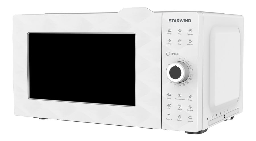 

Микроволновая печь Starwind SWM6420 20 л, 600 Вт, белый (SWM6420), SWM6420